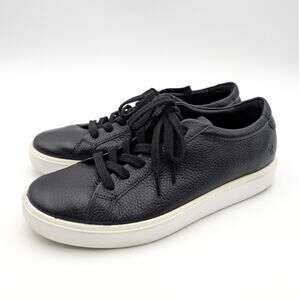 Ecco Soft 60 Lace-Up Sneakers Shoes Round Toe Women's Black Size US9-9.5 EU40
